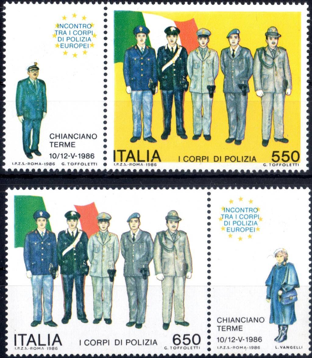 1986 Corpi Polizia (Con appendice)