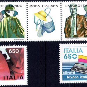1986 Lavoro italiano (2 valori + coppia con appendice)
