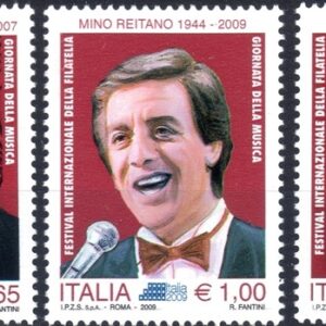 2009 Festival Filatelia Cantanti italiani