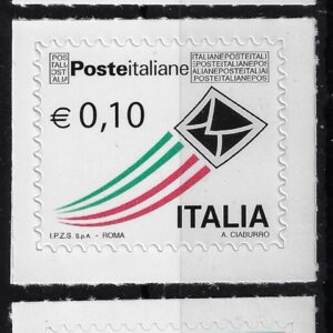 2010 Posta Italiana €. 0,20 - €. 0,10 - €. 0,05