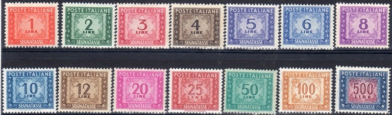 1947 Segnatasse cifra centratissima ©