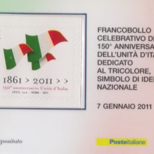 2011 150° unità d'italia-tre bandiere