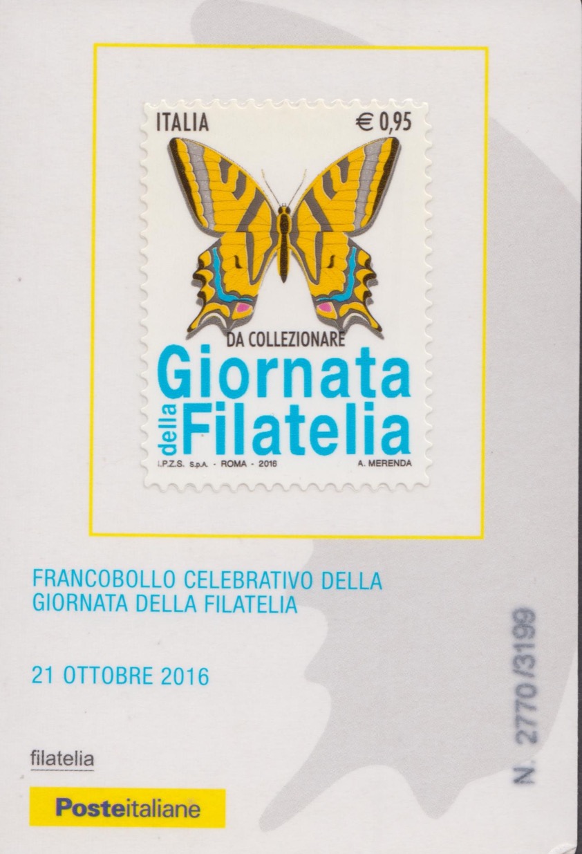 2016 giornata della filatelia 2016 