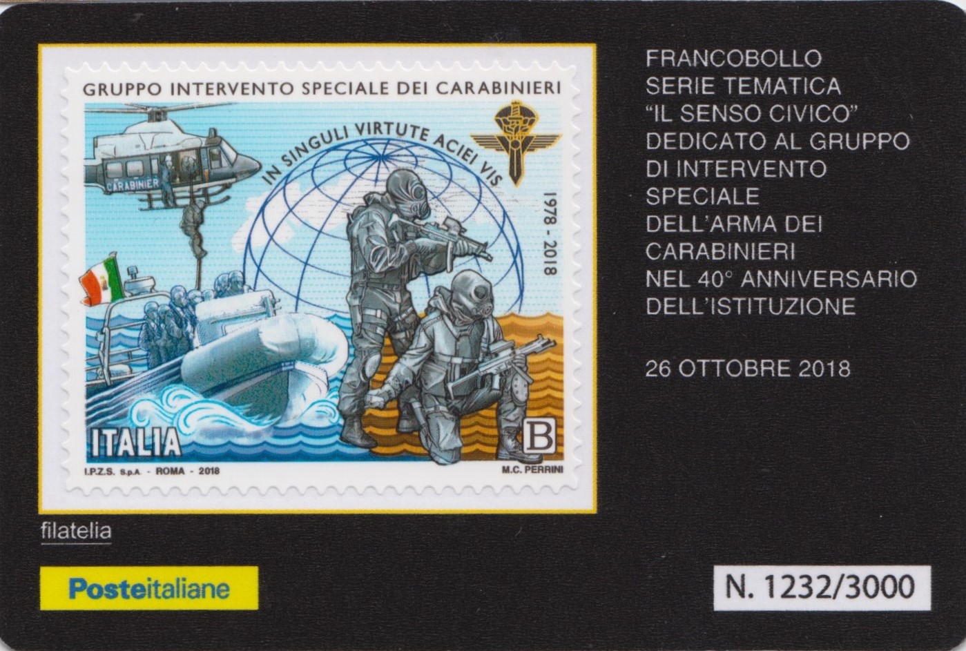 2018 40° gruppo intervento speciale carabinieri
