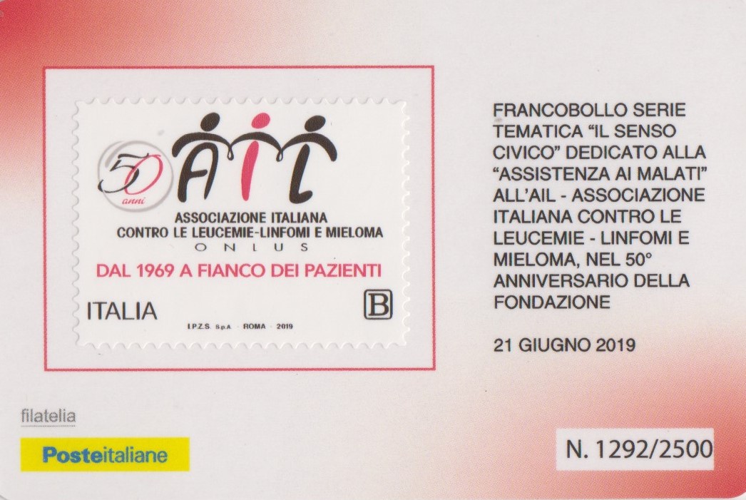 2019 50 fondazione dell'associazione italiana AIL