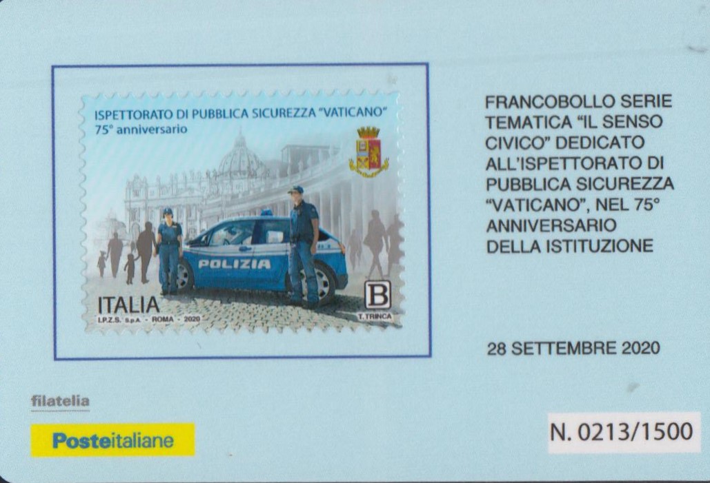 2020 Ispettorato Pubblica Sicurezza Vaticano