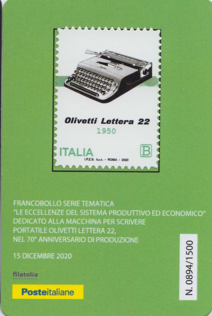 2020 Olivetti Lettera 22