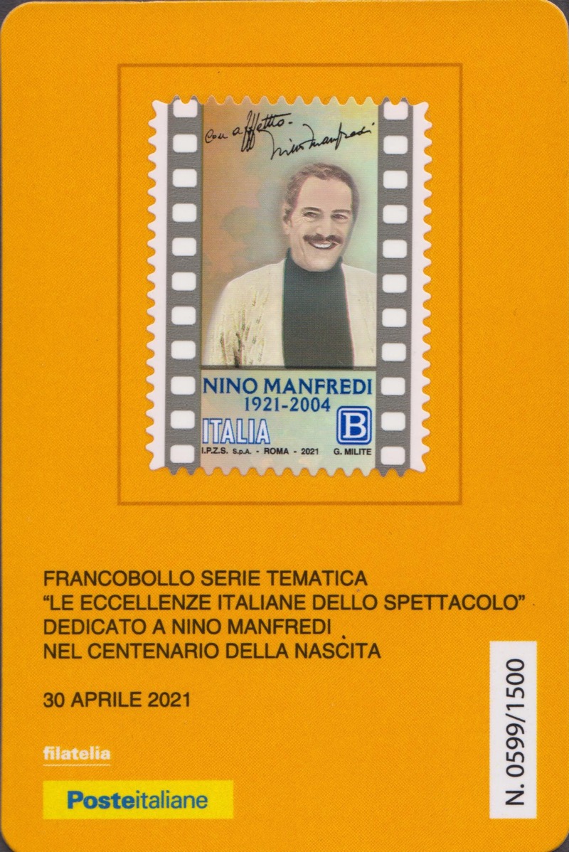 2021 Eccellenze spettacolo Nino Manfredi