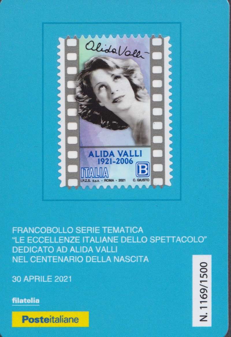 2021 Eccellenze spettacolo Alida Valli 
