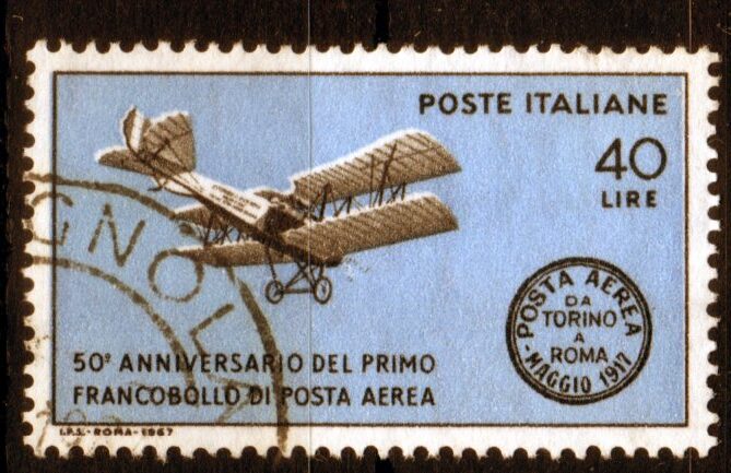 1967 50° Primo francobollo posta aerea