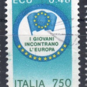 1991 Europa giovani val. ECU 0,48 / £ 750