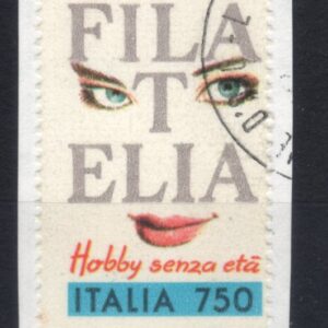 1992 Giornata Filatelia adesivo da Libretto
