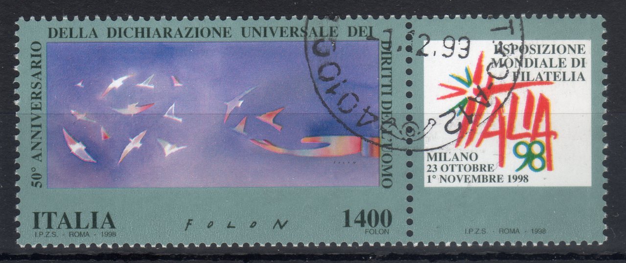 1998 Giornata Diritti dell'Uomo Con appendice