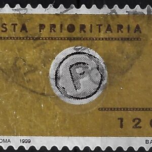 1999 Prioritario €. 0,62 senza etichetta