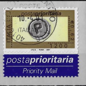 2001 Prioritaria €. 0,62
