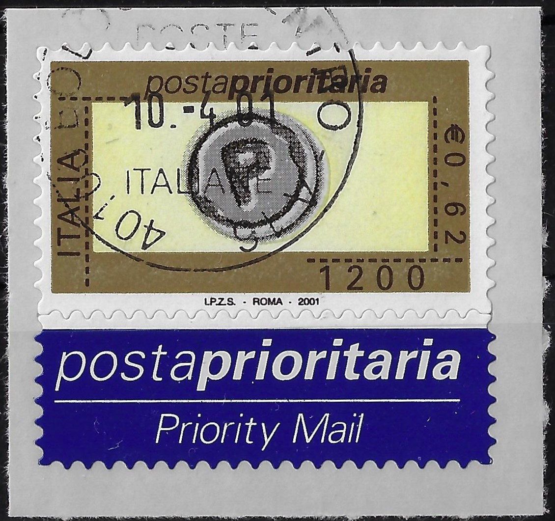 2001 Prioritaria €. 0,62