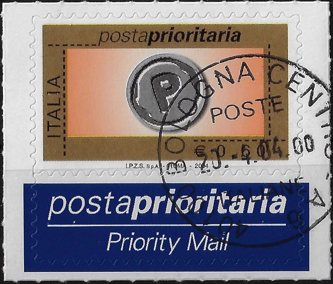 2004 Prioritario €. 0,60 con bordo