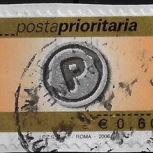 2006 Prioritario €. 0,60 senza millesimo