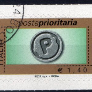 2007 Prioritario €. 1,40 senza millesimo