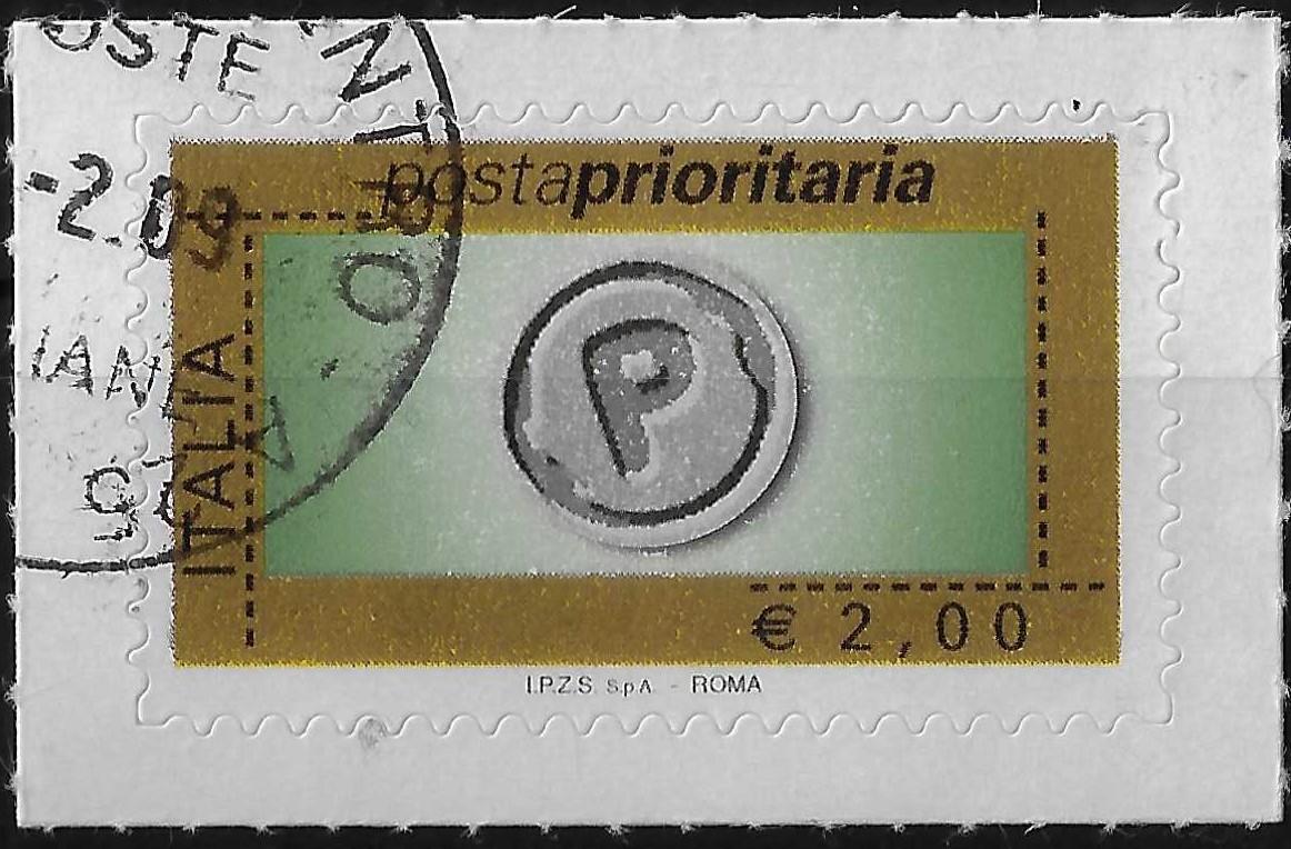 2008 Prioritario €. 2,00 senza millesimo