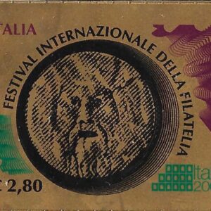 2008 Festival Filatelia Bocca della Verità dorato