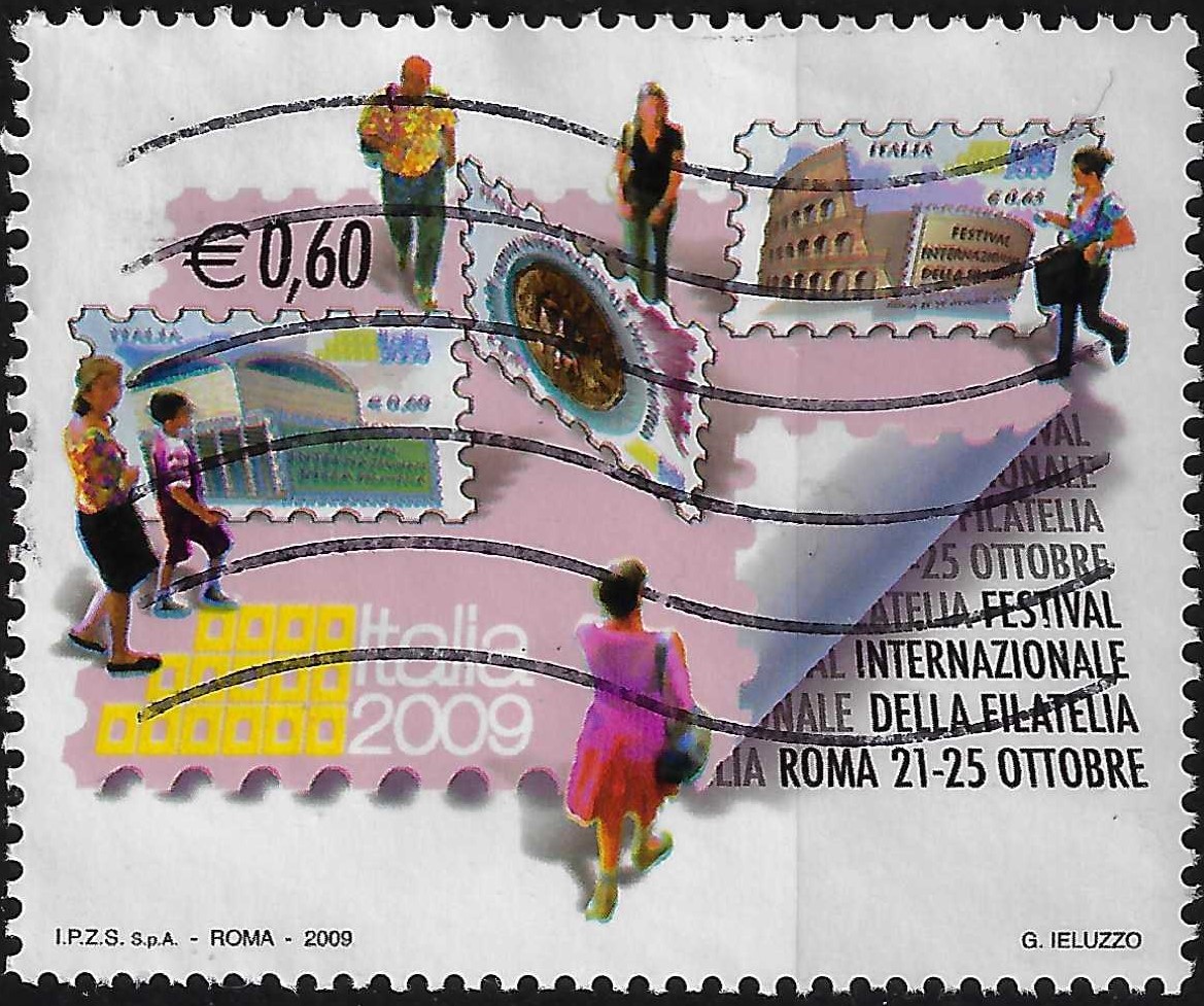 2009 Festival Filatelia 3° emissione rosa