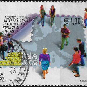 2009 Festival Filatelia 3° emissione azzurro