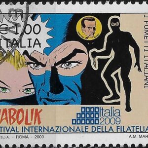 2009 Festival Filatelia collezionismo Diabolik