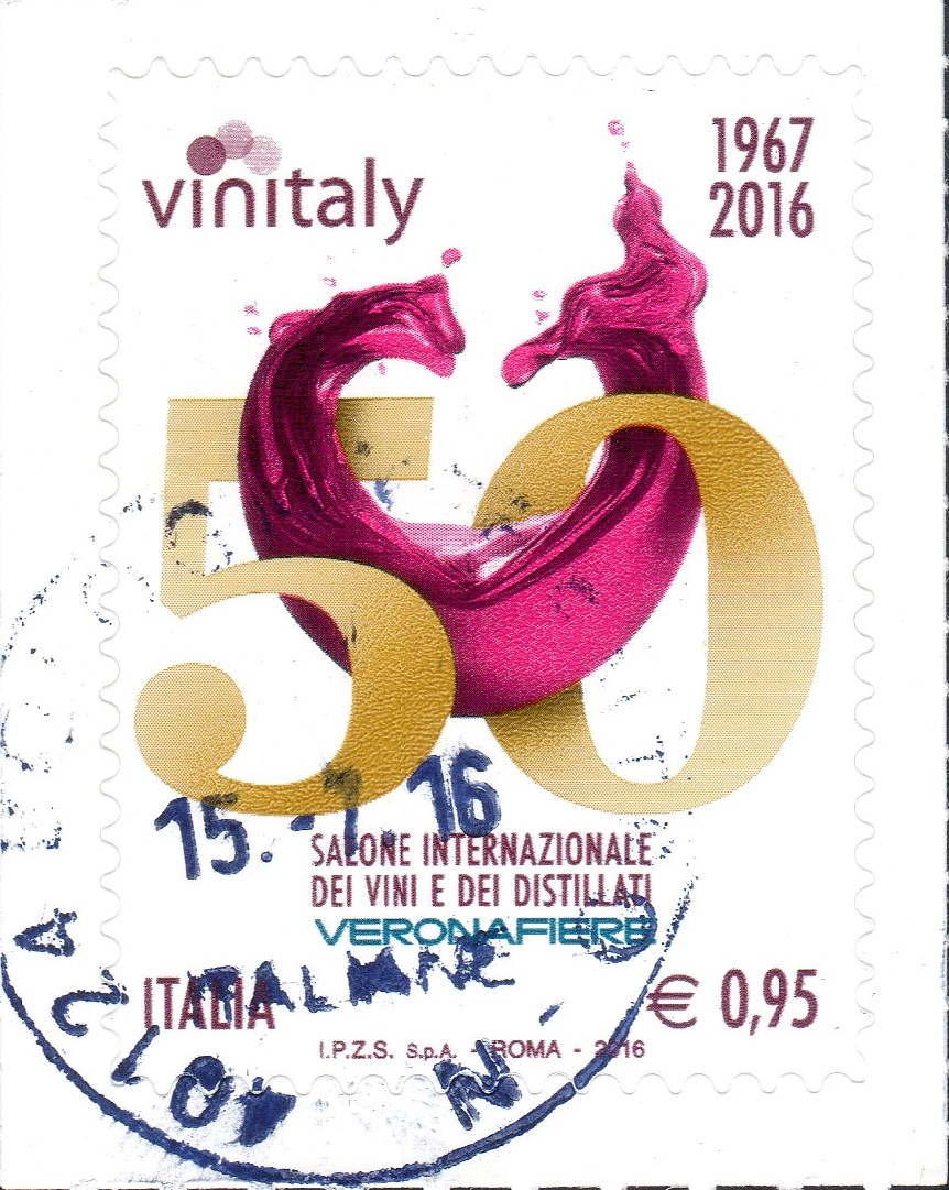 2016 50° Vinitaly logo cinquantenario