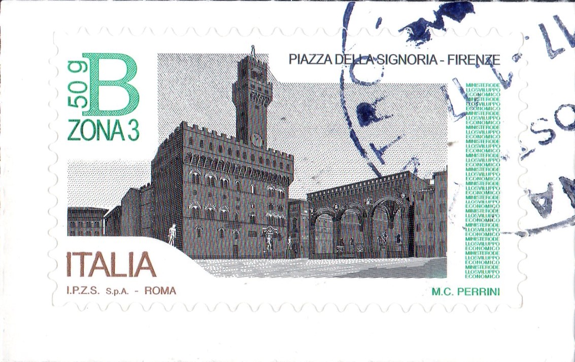 2016 Piazze d'Italia Firenze B 50g zona 3