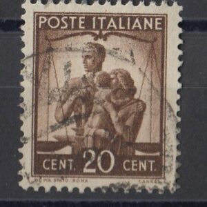 1945 20 centesimi Democratica