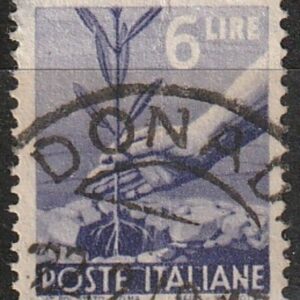 1945 6 £. Democratica