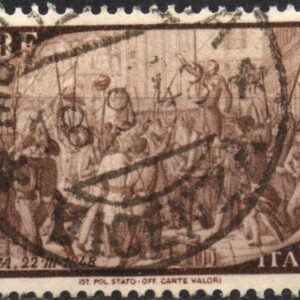 1948 £ 8 Centenario del Risorgimento