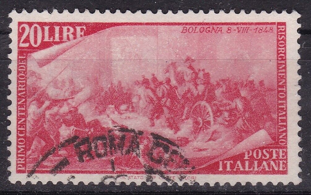 1948 £ 20 Centenario del Risorgimento