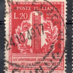 1949 £ 20 150° Anniversario della Pila di A. Volta