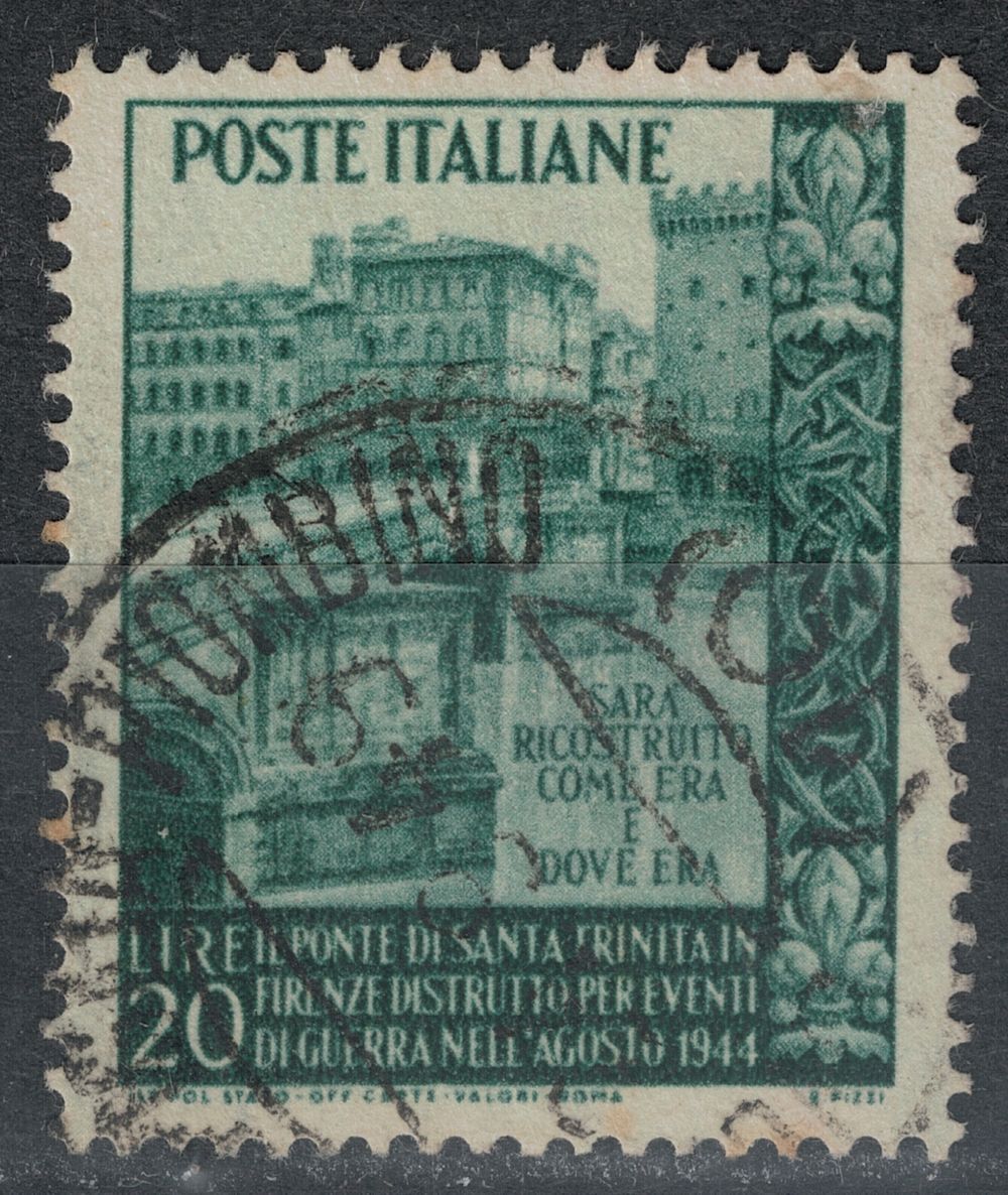 1949 Ristrutturazione Ponte SantaTrinità