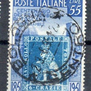 1951 £ 55 Francobolli di Toscana