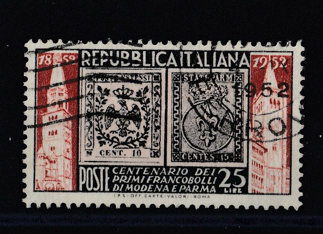 1952 £ 25 Francobolli Modena e Parma