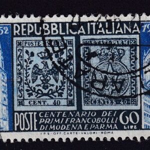 1952 60 £ Francobolli Modena e Parma