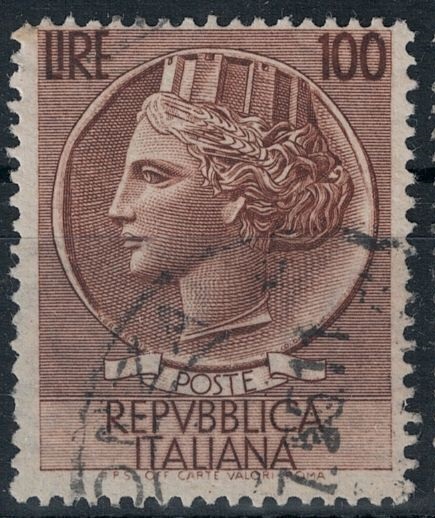 1954 Siracusana £. 100