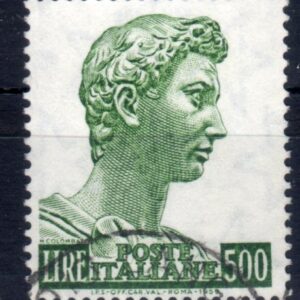 1969 San Giorgio £. 500 dentellatura 13 1/4