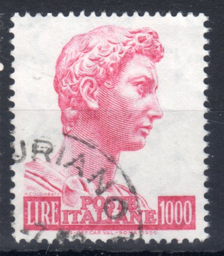 1974 S. Giorgio £. 1.000 - fluorescente