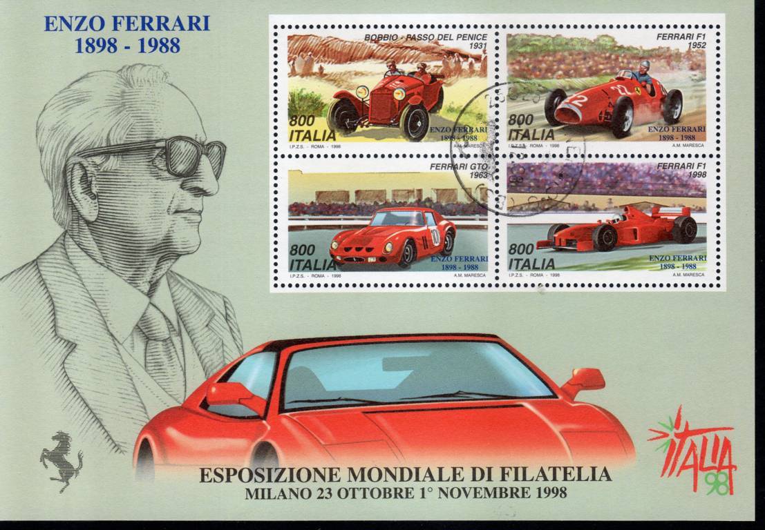 1998 expo Italia 98 giornata Ferrari