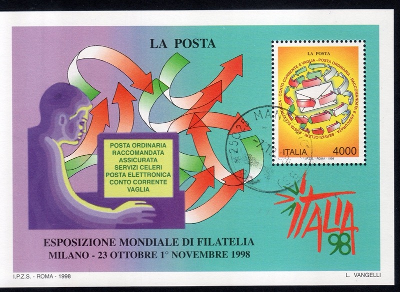 1998 expo Italia 98 giornata Posta