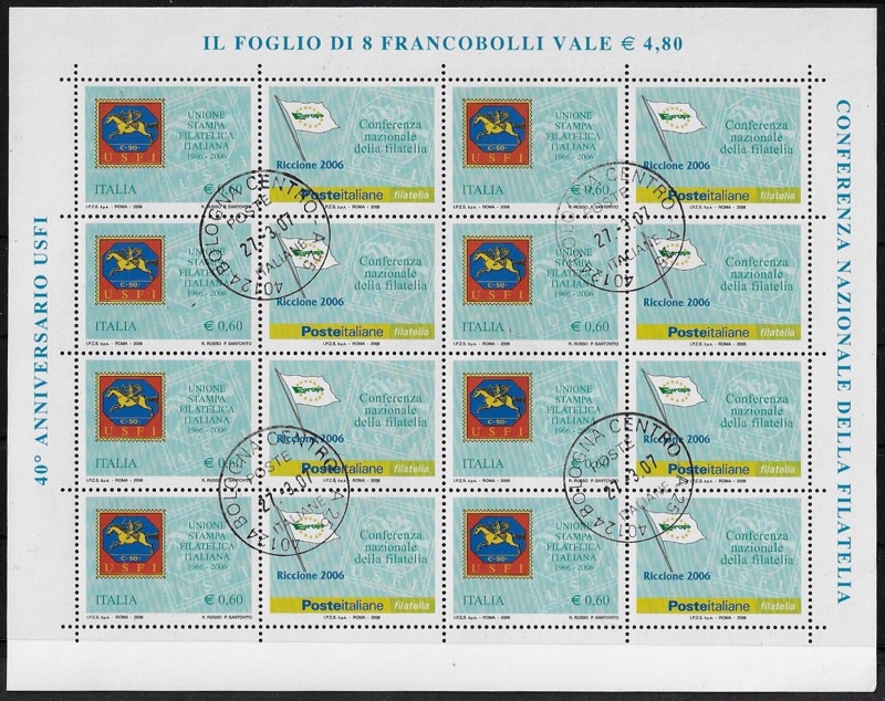2006 U.S.F.I unione stampa filatelica