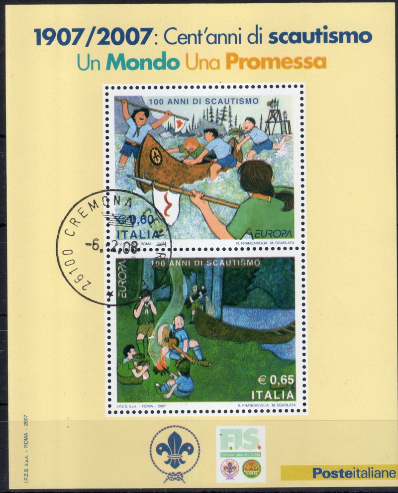 2007 Europa 100 anni di scoutismo