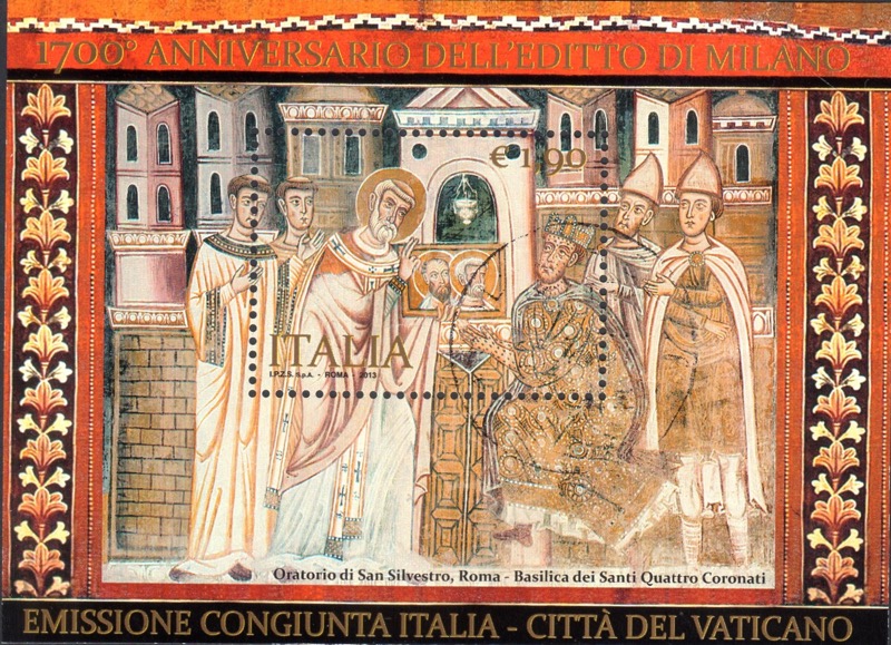 2013 1700° Editto di Milano cong con Vaticano
