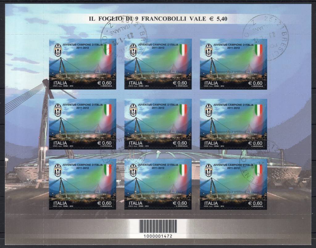 2012 Juventus Campione d’Italia Calcio