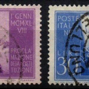 1948 Proclamazione della Costituzione serie completa
