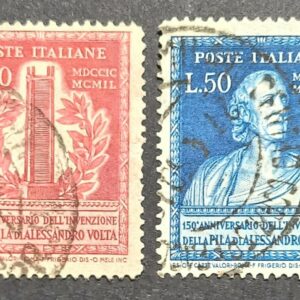 1949 150° Anniversario della Pila di A. Volta serie completa